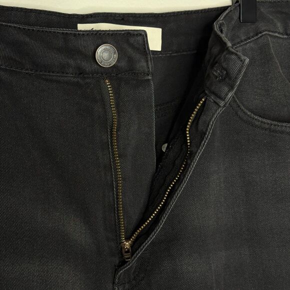 Simply Be Denim Womens Jeans 16R Black Wash Bootcut Straight Stretch - Picture 7 of 9